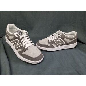 New Balance 480 Sneakers Boys Suede Gray White Size 6.5 NEW NO BOX!